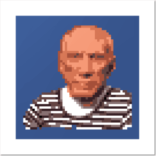 Pablo Picasso 8bit Tribute Design Posters and Art